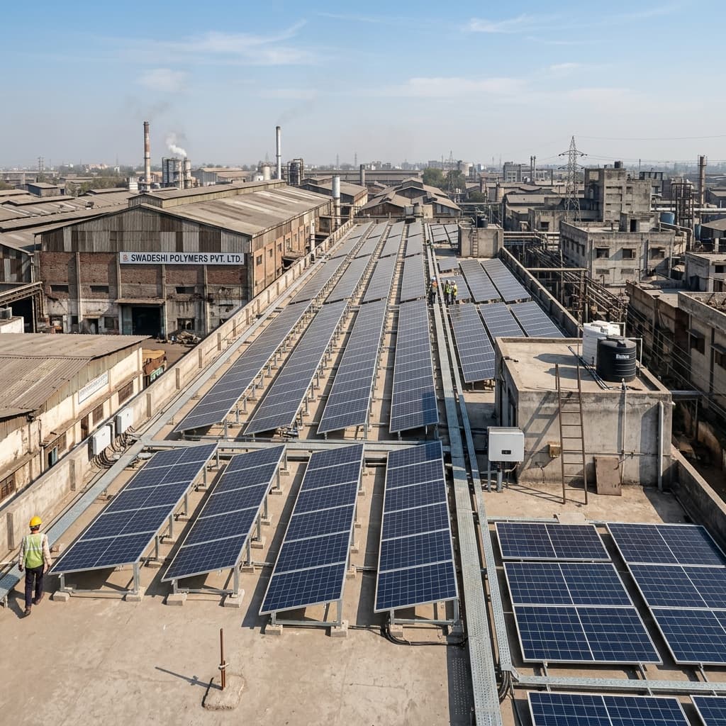 Solar installation in Kanpur