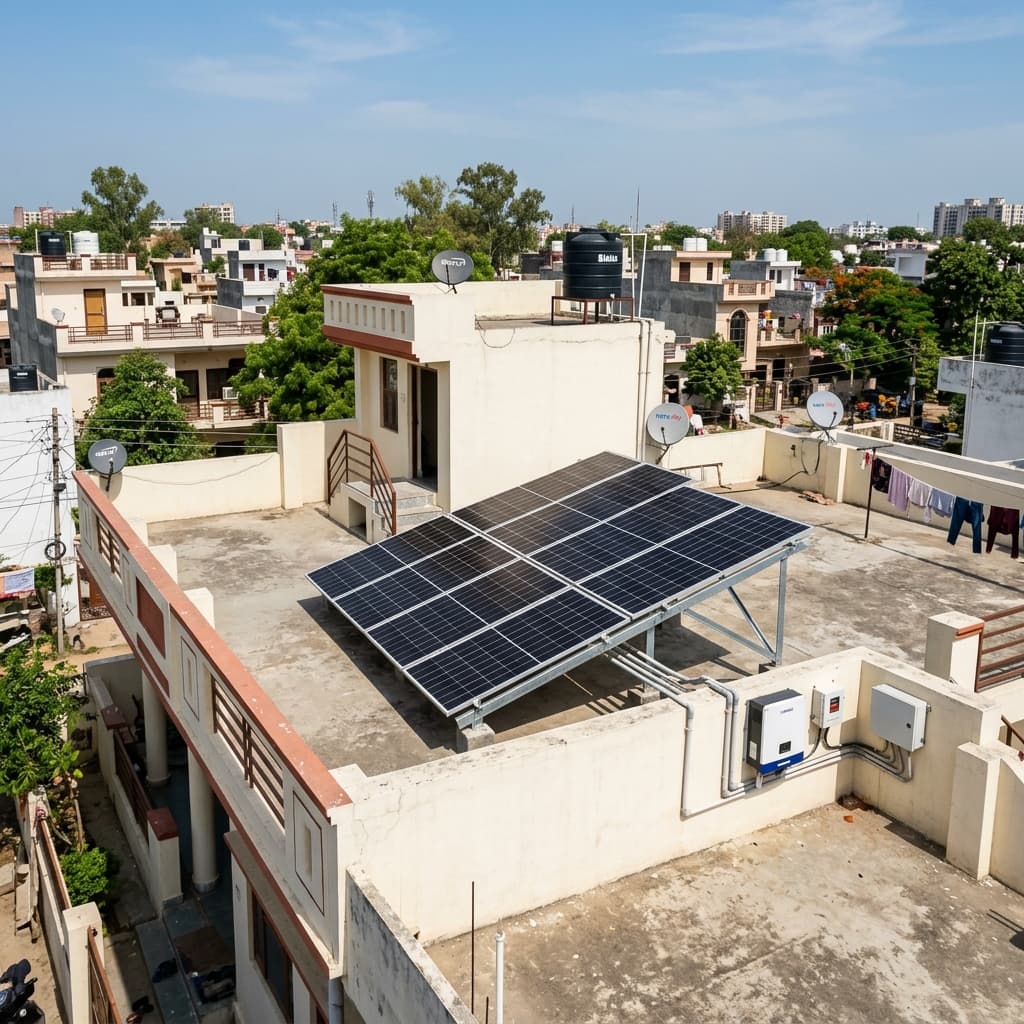 Solar installation in Lucknow