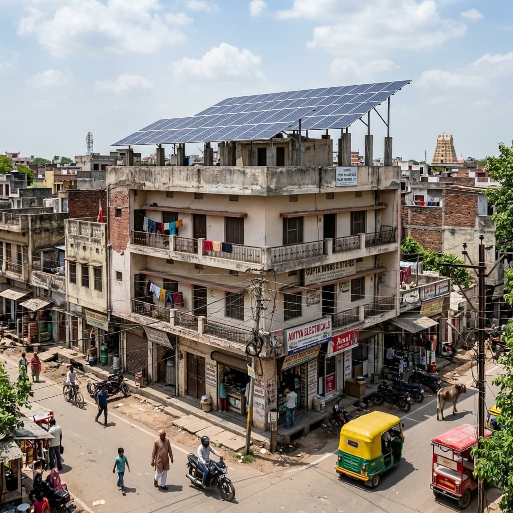 Solar installation in Prayagraj